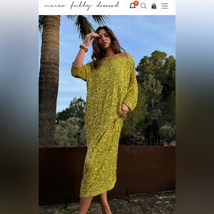 L/XL Never Fully Dressed Lime Sequin Jem Dress